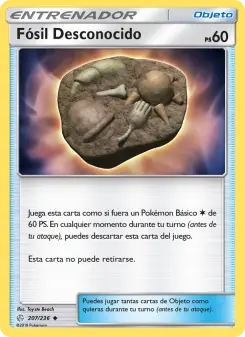 Fósil Desconocido, Eclipse Cósmico No. 207 Normal