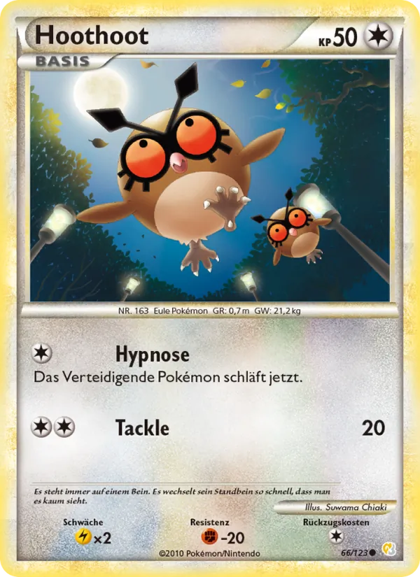 Hoothoot, HeartGold SoulSilver No. 66