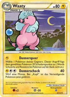 Waaty, HeartGold SoulSilver Nº 42 Normal