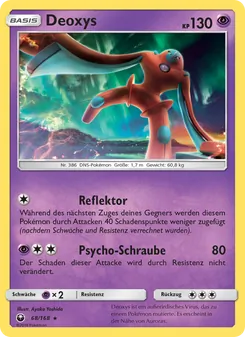Deoxys, Sturm Am Firmament Nº 68 Normal