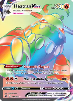 Heatran VMAX, Resplandor Astral Nº 191 Holo
