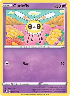 Cutiefly, Evolving Skies Nº 78 Normal
