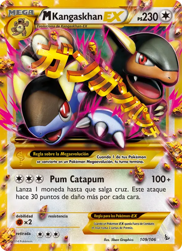 M-Kangaskhan EX, Destellos de Fuego Nº 109