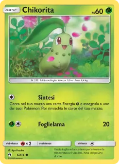 Chikorita, Tuoni Perduti No. 5 Normal