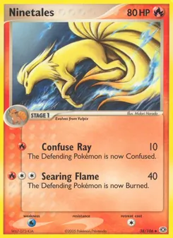 Ninetales, Emerald No. 38 Normal