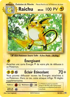 Raichu, Évolutions No. 36 Normal