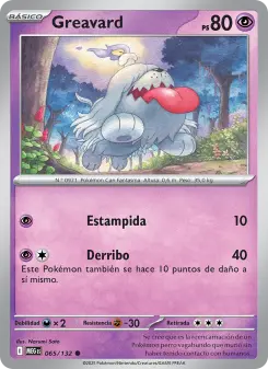 Greavard, Megaevolución Nº 065 Normal