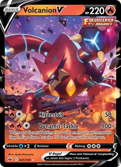 Volcanion V, Schaurige Herrschaft No. 25 Holo