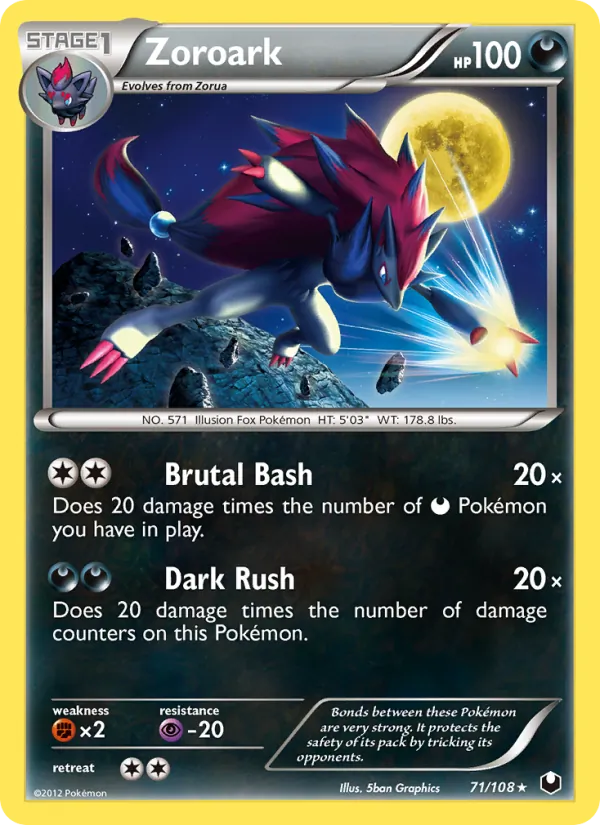 Zoroark, Dark Explorers No. 71