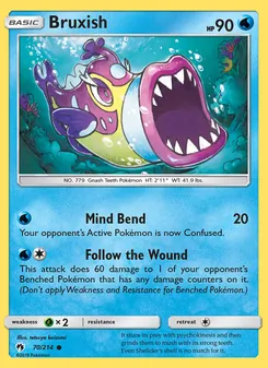 Bruxish, Lost Thunder No. 70 Normal