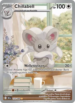 Chillabell, Schwarze Blitze Nº 153 Holo