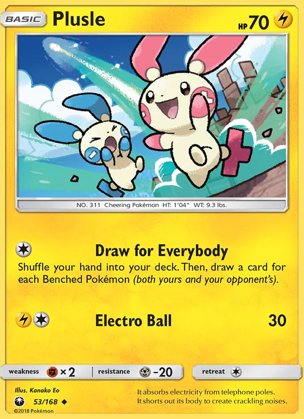Plusle, Celestial Storm No. 53