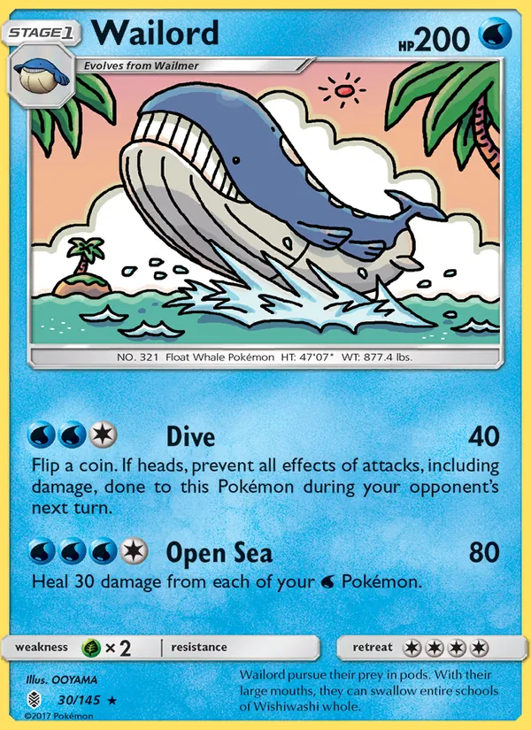Wailord, Guardians Rising No. 30