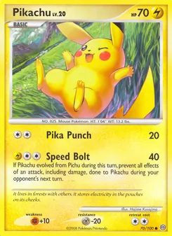 Pikachu, Stormfront No. 70 Normal