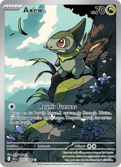 Axew, Fulgor Negro No. 145 Holo