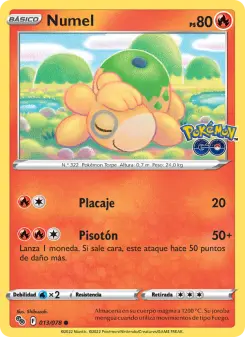 Numel, Pokémon GO No. 013 Normal