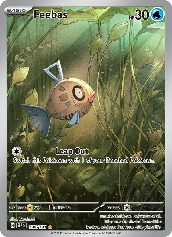 Feebas, Surging Sparks No. 198