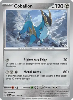 Cobalion, Black Bolt Nº 066 Holo