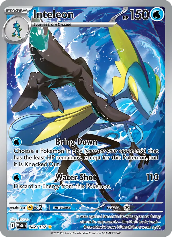 Inteleon, Mega Evolution Nº 142