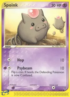 Spoink, Dragon No. 74 Normal