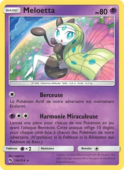 Meloetta, Tonnerre Perdu No. 104 Normal