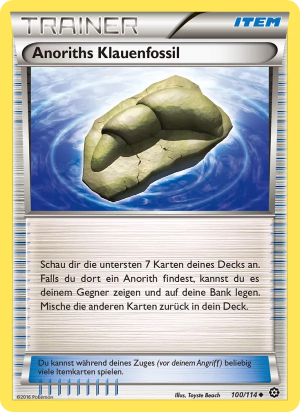 Anoriths Klauenfossil, Dampfkessel No. 100