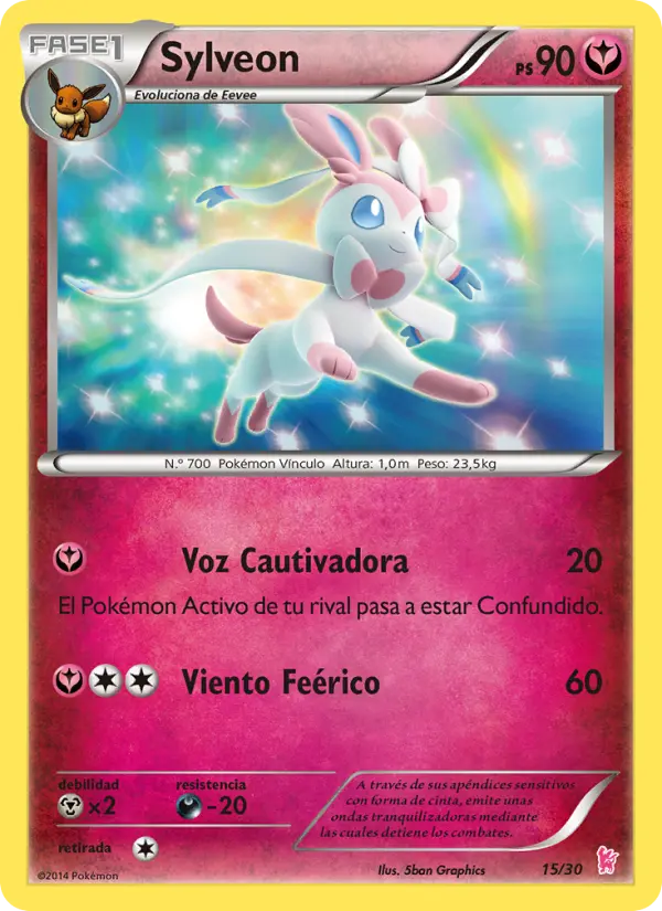 Sylveon, Kit de Entrenador XY (Pikachu Enmascarada) No. 15