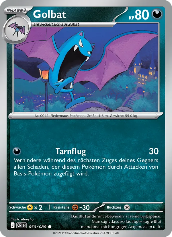 Golbat, Wachsendes Chaos No. 050
