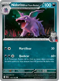 Nidorino del Team Rocket, Rivales Predestinados No. 118 Normal