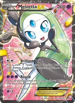 Meloetta-EX, Legendary Treasures Nº RC25 Normal