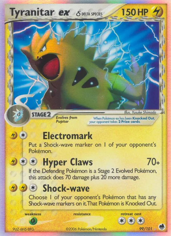Tyranitar ex δ, Dragon Frontiers No. 99