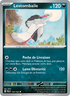 Lestombaile, Évolutions à Paldea Nº 147 Normal
