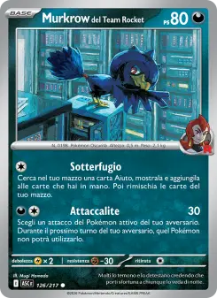 Murkrow del Team Rocket, Ascesa Eroica No. 126 Normal