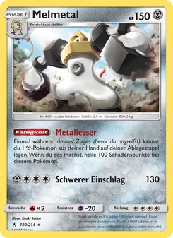 Melmetal, Kräfte im Einklang Nº 129 Normal