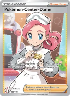 Pokémon-Center-Dame, Farbenschock Nº 185 Normal