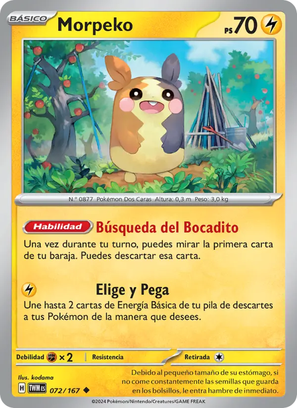 Morpeko, Mascarada Crepuscular Nº 072