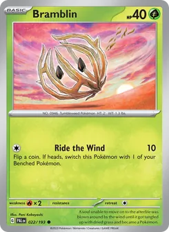 Bramblin, Paldea Evolved No. 022 Normal