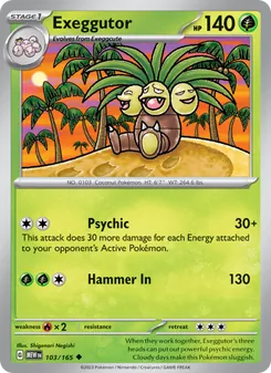 Exeggutor, 151 No. 103 Normal