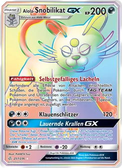 Alola-Snobilikat GX, Welten im Wandel Nº 257 Normal