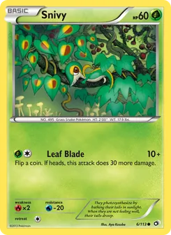 Snivy, Legendary Treasures No. 6 Normal