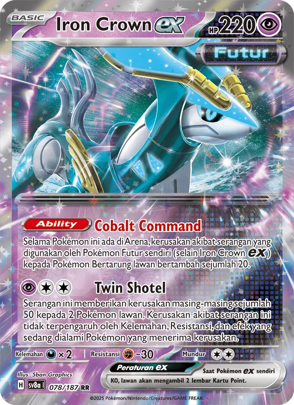 Iron Crown ex, Festival Terastal ex Nº 078
