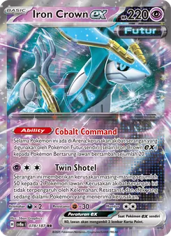 Iron Crown ex, Festival Terastal ex Nº 078 Normal