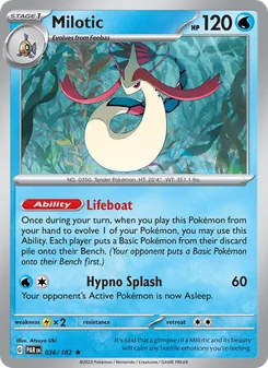 Milotic, Paradox Rift No. 036 Holo