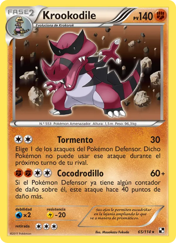 Krookodile, Negro y Blanco No. 65