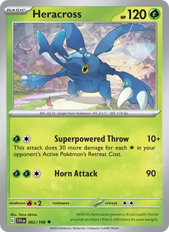 Heracross, Scarlet & Violet No. 002