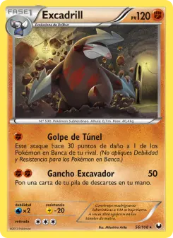 Excadrill, Oscuros Exploradores No. 56 Normal