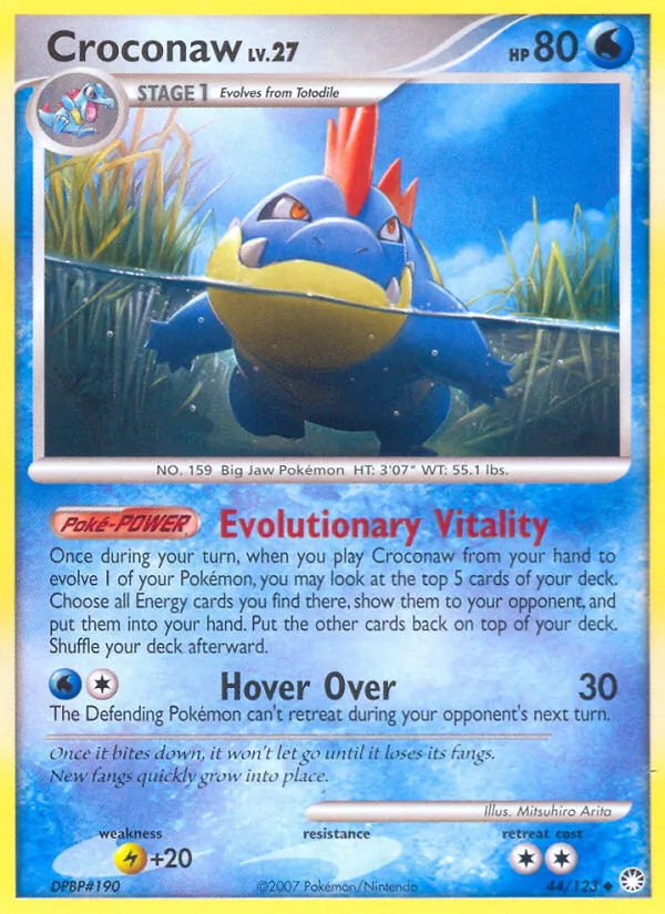 Croconaw, Mysterious Treasures Nº 44