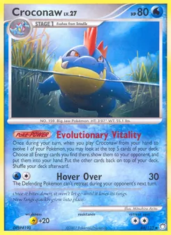Croconaw, Mysterious Treasures Nº 44 Normal
