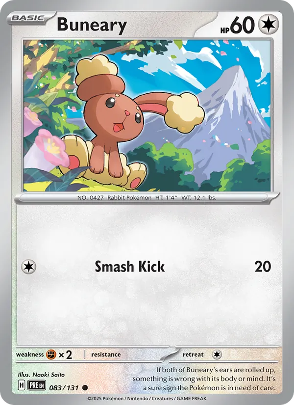 Buneary, Prismatic Evolutions Nº 083