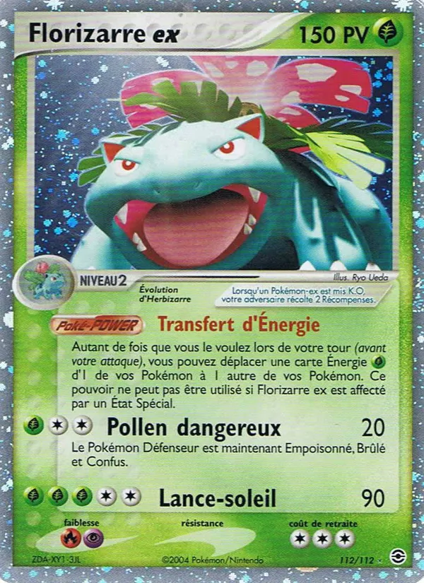 Florizarre ex, EX Rouge Feu & Vert Feuille No. 112